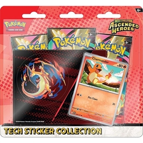 Ascended Heroes - Tech Sticker Collection - Charmander - Pokemon kort